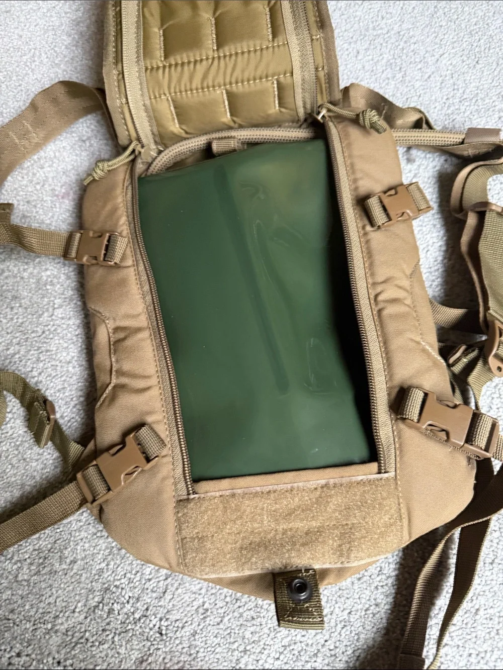 Hydration Pack Backpack in Coyote Brown